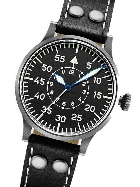 Laco 45mm, Mini-Replica Type B Dial Swiss Mechanical Pilot Watch with Sapphire Crystal #861951