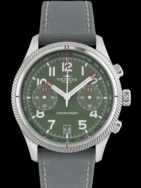 Mondia Madison Quartz Chronograph Watch with Stopwatch #MI763SS-02GR-CT