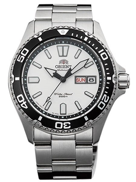 Scratch and Dent - Orient USA II White Dial Automatic Dive Watch with Sapphire Crystal #AA0200CW