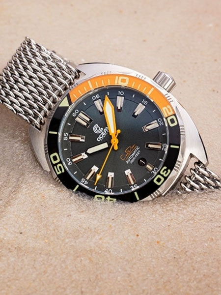 Ocean Crawler Core Diver Swiss Automatic Watch with AR Sapphire Crystal #CD-523