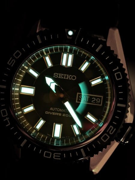 Seiko Stargate Automatic Dive Watch with Black Dial and Rubber Dive Strap #SKZ330K1