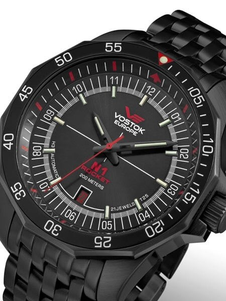 Vostok-Europe N1 Rocket Russian Automatic Watch with Trigalight Tubes 2254150B