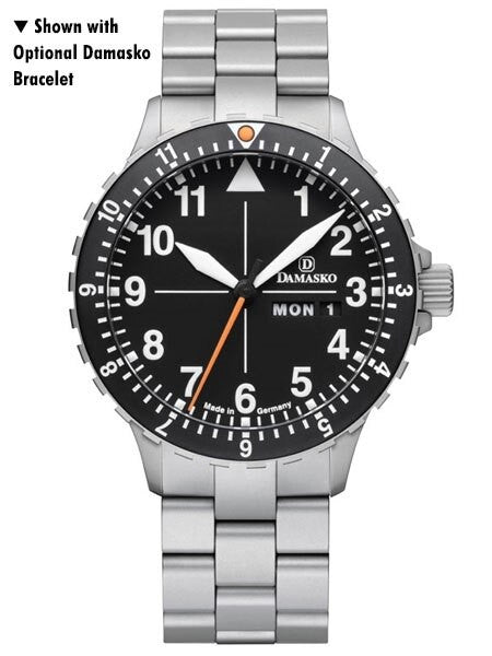 Damasko Swiss ETA Automatic with a Rotating 12-Hour Bezel and Stainless Steel Case #DA42