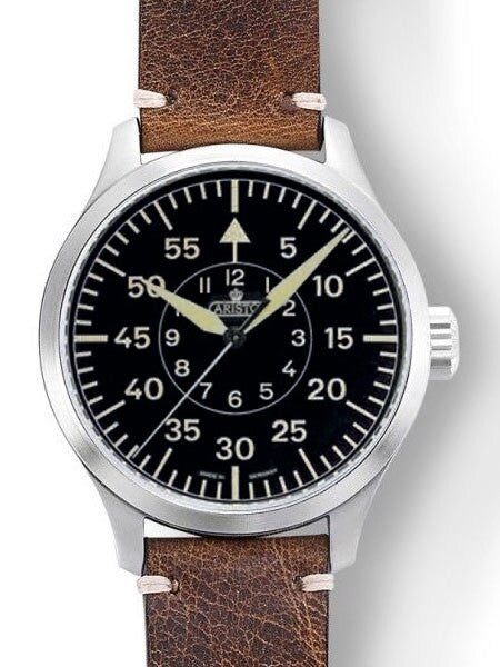 Aristo 47mm Swiss ETA Automatic Vintage Aviator Watch with Sapphire Crystal #7H98