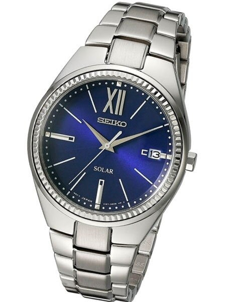 Seiko ReCraft Women's Solar Dress Watch with Radiant Blue Dial #SNE879