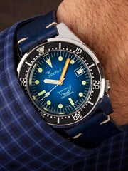 Squale 500 Meter Swiss Made Automatic Dive Watch with Ombre Blue Dial  #1521-PROFD