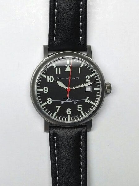 Messerschmitt Aviator Watch with Sand Blasted Case, SuperLuminova  #ME262-B1