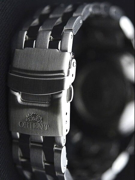 Orient Advancer Automatic Sport Watch with a Black Dial and Open Date Window  #ER28004B