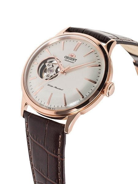 Orient Open-Heart Automatic Dress Watch with White Dial #RA-AG0001S10A