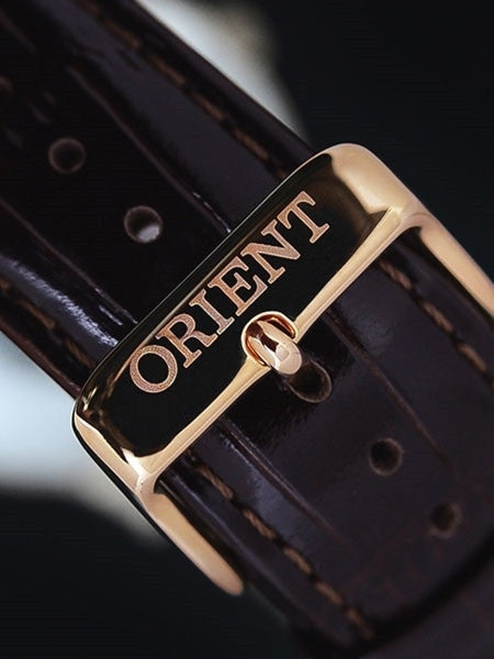 Orient 2nd Generation Automatic Watch with Rose Goldtone Case and Hour Markers #AC00001B