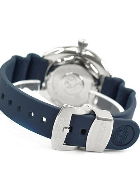 Seiko PADI Baby Turtle Prospex Automatic Dive Watch with Blue Dial and Silicone Dive Strap #SRPC41J1