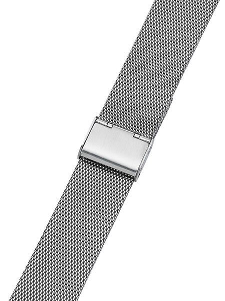 Vollmer Polished Mesh Bracelet with Easy Adjust Push Buckle #90460H4 (22mm)