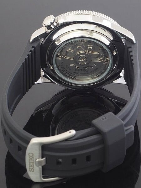 Seiko Superior Black Dial Hand Windable Automatic Watch with Slide Rule #SSA003K2