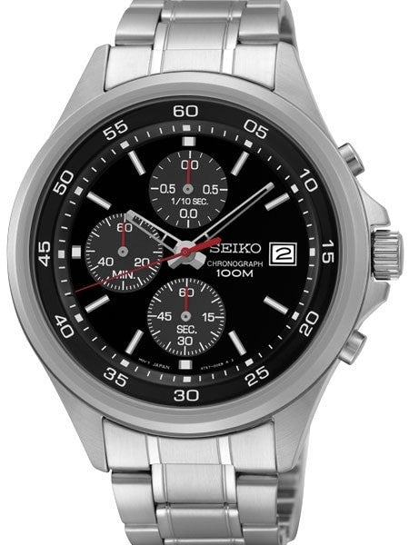 SEIKO SKS477 クロノグラフ 4T57 海外モデル 美品 Seiko Chronograph Watch with 43mm Stainless Steel Case #SKS477