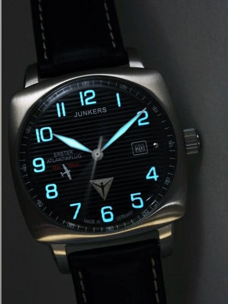 Junkers 1st Atlantic Flight East-West Miyota Automatic Watch #6450-2