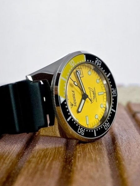 Squale 500 meter Professional Swiss Automatic Dive watch with Sapphire Crystal #1521-026-Y