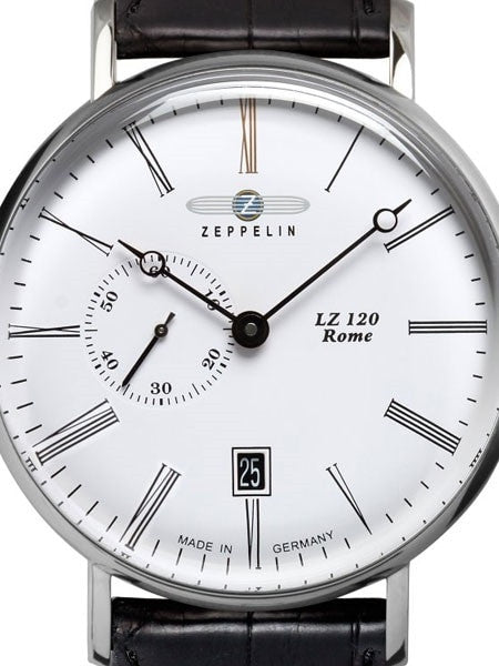 Graf Zeppelin LZ120 Rome Swiss Automatic Watch with Small Seconds and Dome Crystal #7104-1