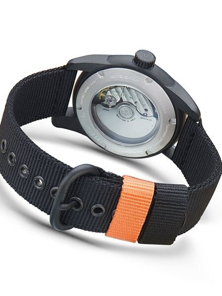 HEMEL 24 Automatic Military-Styled Watch Black Ion-Plated Case and Sapphire Crystal #HMNO1