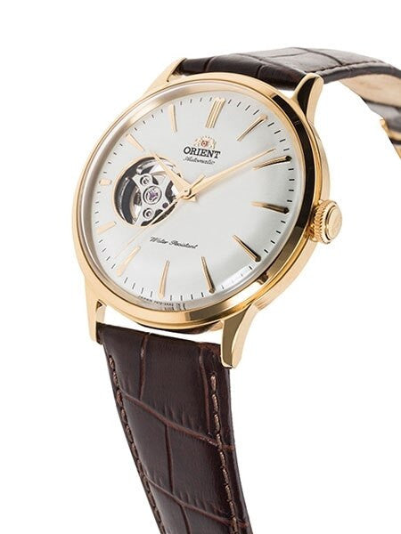 Orient Open-Heart Automatic Dress Watch with White Dial #RA-AG0003S10A