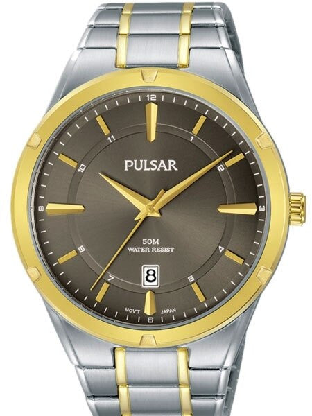 Pulsar Quartz Watch with 42mm Case and Radiant Charcoal Dial #PS9522