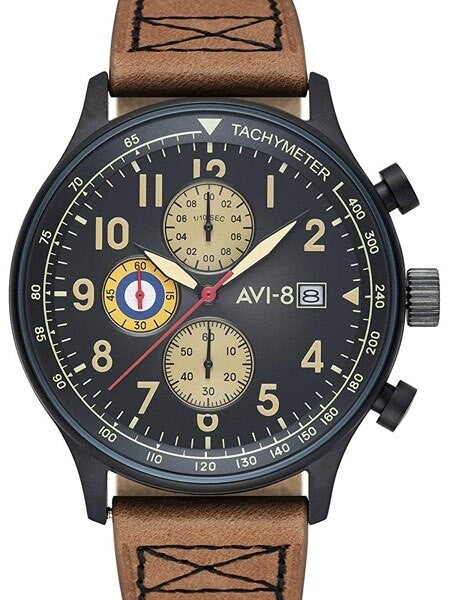 AVI-8 Hawker Hurricane Aviator Chronograph Watch #AV-4011-0KÂ 