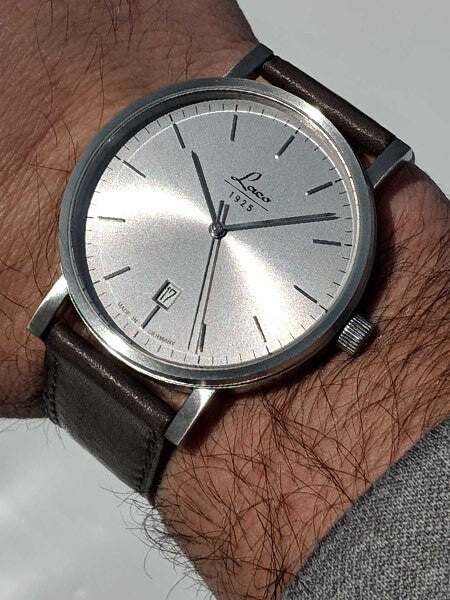 Laco Classic Silber 40 Automatic Dress Watch with a Silver Dial, 40mm Case #862080