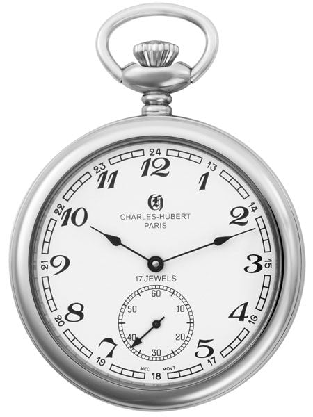 Charles-Hubert American Style Mechanical Pocket Watch #3756WA