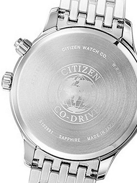 Citizen Eco-Drive Calendar Watch with Pointer Date, Sapphire Crystal #AP1050-56E