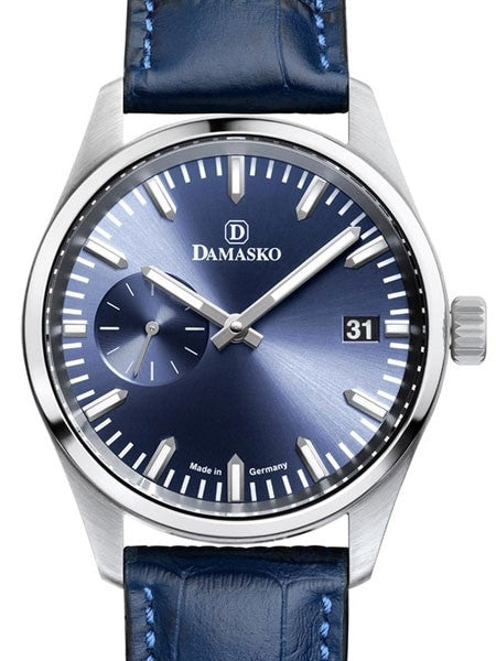 Damasko High-Beat Mechanical (Hand Wind) Watch with an Sunburst Blue Dial Dial #DK105-B