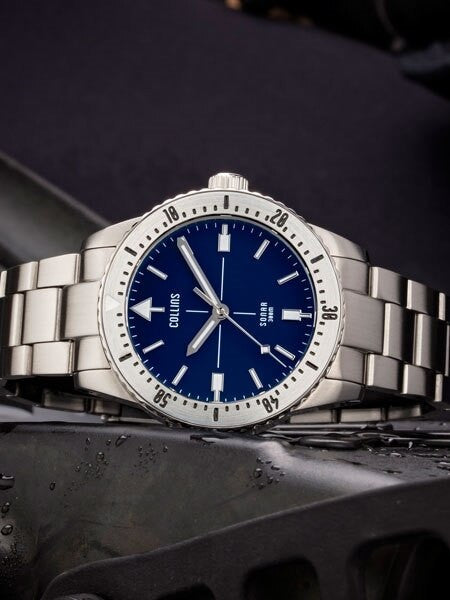 Collins SONAR Swiss Automatic, 300-M Dive Watch with 39.5mm Case and a Sapphire Crystal #CWC03
