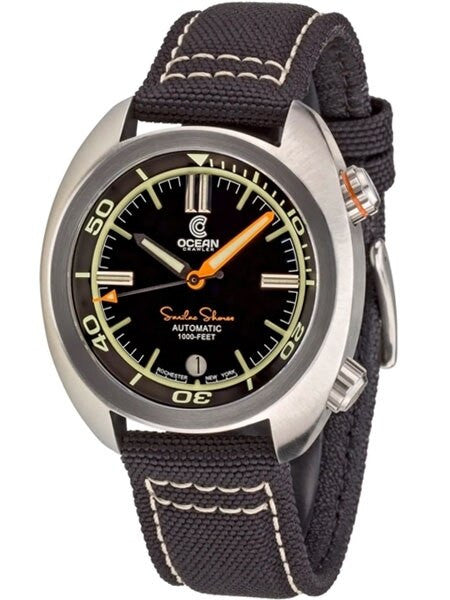 Ocean Crawler Great Lakes 300-Meter Dive Watch with Swiss Movement and Black Dial #CD-1231