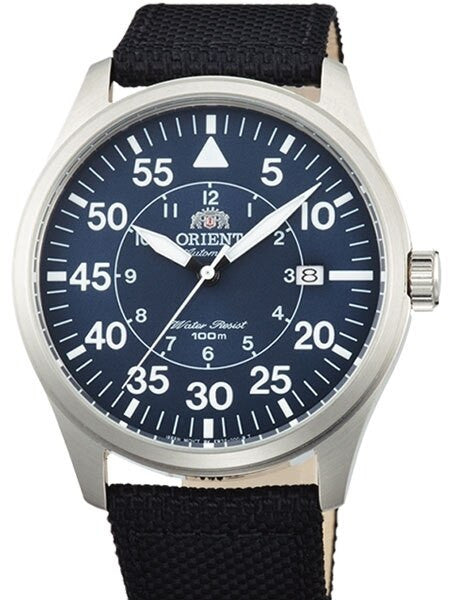Orient 21-Jewel Automatic Aviator Flight Watch with Woven Nylon Strap #ER2A008D