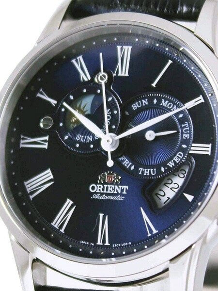 Orient Automatic Watch with Blue Dial, Sapphire Crystal #ET0T004D