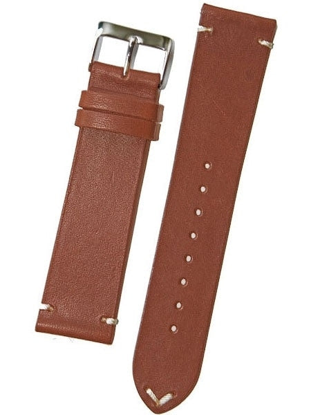 Horween Vintage Style Honey Brown Calfskin Leather with Matching Lining and Hand-Stitching #INS-HOR03