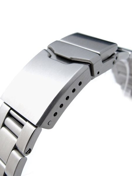 Strapcode 20mm Super-O "Boyer" watch band for SEIKO Sumo Curved End #SS201803B032