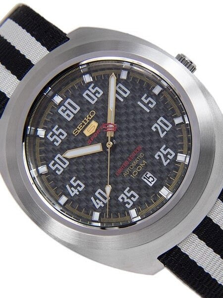 Seiko Sports 5 Automatic 23-Jewel Watch with a 44mm Turtle-Style Case #SRPA93K1