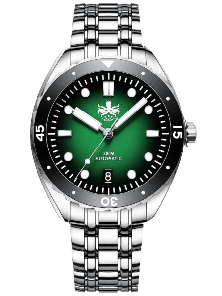PHOIBOS Eagle Ray 300-Meter Automatic Dive Watch with Double Dome AR Sapphire Crystal #PY025A