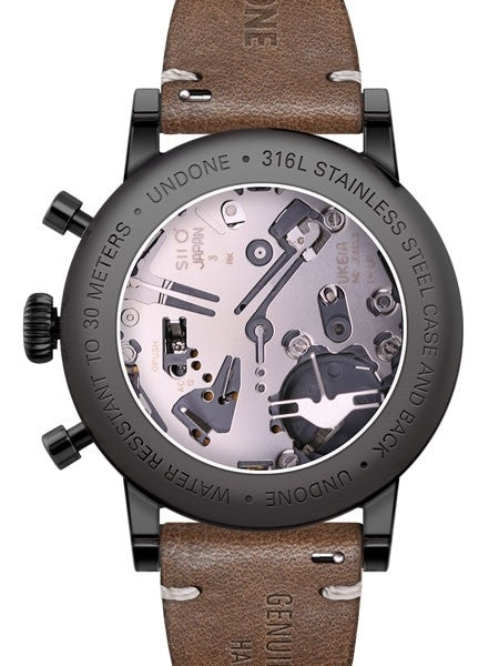 Undone Auta Two-Eye, MechaQuartz Chronograph with 60-Minute Stopwatch #Auta