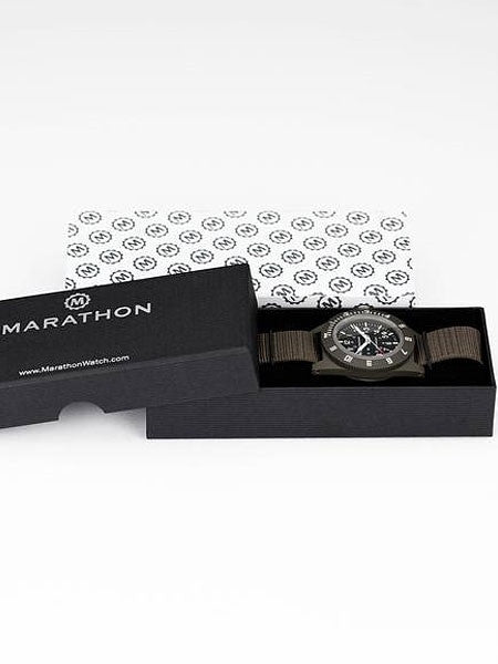 Marathon Swiss Made Quartz Military Navigator Pilot Watch with Tritium Illumination #WW194013SG