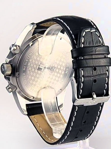 Jacques Lemans Liverpool 48MM Chronograph with Additional Nylon Strap #1-1756A
