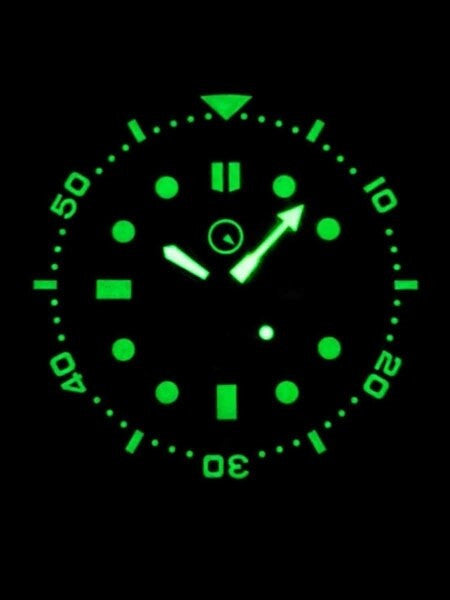 Islander Automatic Dive Watch with AR Double Dome Sapphire Crystal, and Luminous Ceramic Bezel Insert #ISL-12