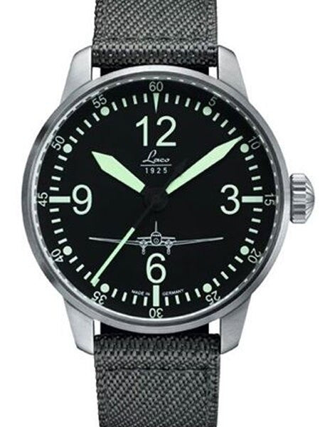 Laco DC-3 Homage 21-Jewel Automatic (Limited Edition) Pilot Watch with Sapphire Crystal #862001