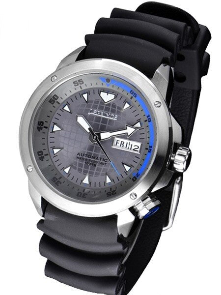 J. Springs Automatic 21-Jewel Sport Watch with Day and Date, Grey Dial #BEB086