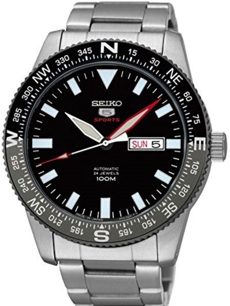 Seiko 5 Sports 24-Jewel, Automatic with Rotating Compass Bezel #SRP669J1