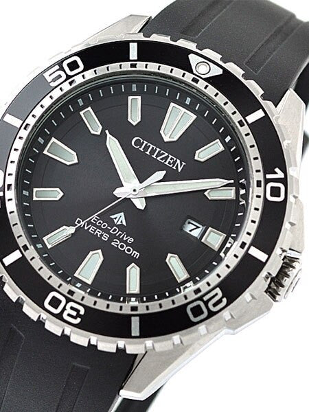 時計 CITIZEN Eco-Drive Diver's 200m Citizen Eco-Drive Promaster Black Dial Dive Watch #BN0190-15E