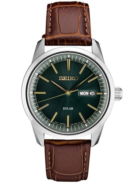 Seiko Solar Watch with 40mm Stainless Steel Case and a Sapphire Crystal #SNE529