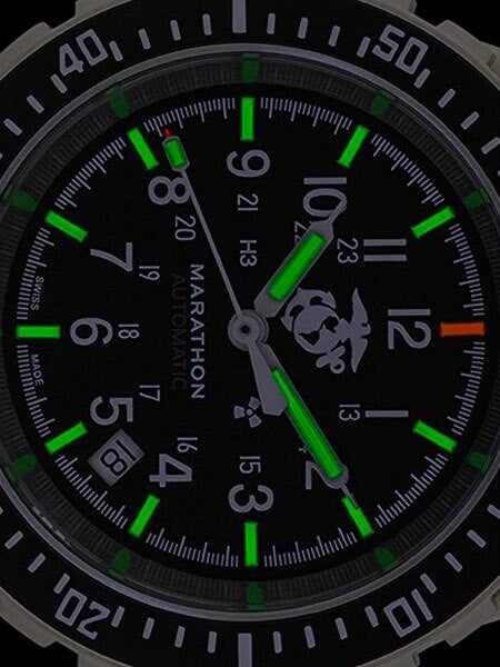 Marathon Swiss Made, GSAR Automatic Military Divers Watch with Sapphire Crystal #WW194006USMC