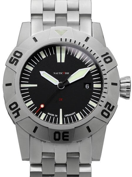 Nauticfish 2T 2000 Meter Automatic Dive Watch with Anti-Reflex Sapphire ...