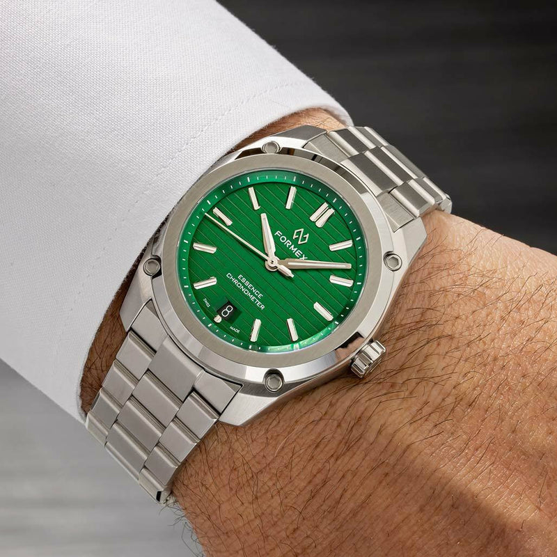 Formex Essence ThirtyNine Swiss Automatic Chronometer with Green Dial #0333-1-6600-100
