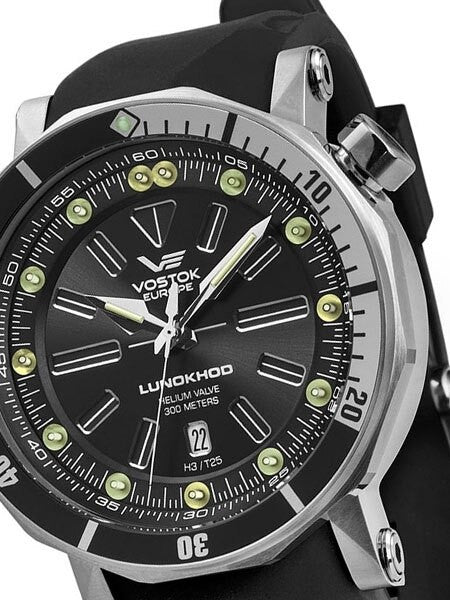 Vostok-Europe N1 Lunokhod-2 Automatic 300 Meter Dive Watch with Tritium Tubes #6205210
